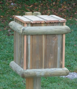 Corbeille bois traitée Futura